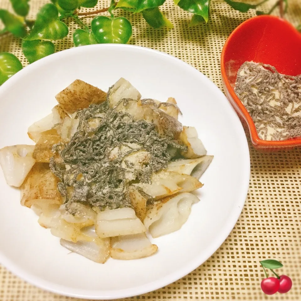 マネっこ♪ふぅ〜ママさんの♡蓮根の塩昆布チーズ❤️|さくらんぼさん