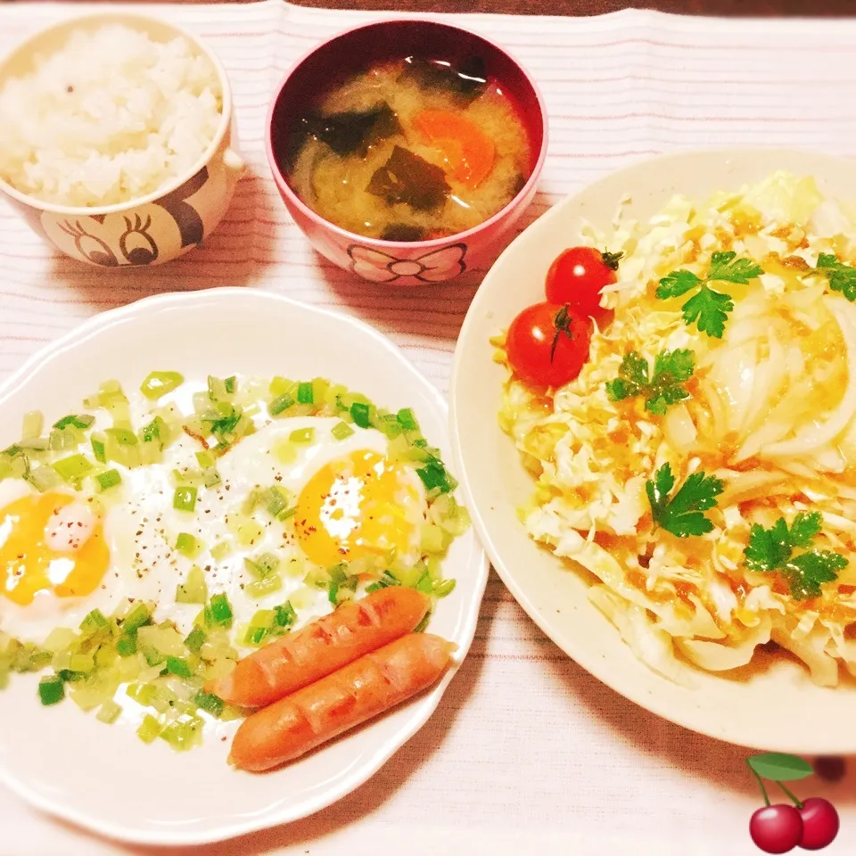 晩ご飯🍒ちたこさんの♡トロトロ卵のアヒージョ🍳❤️|さくらんぼさん