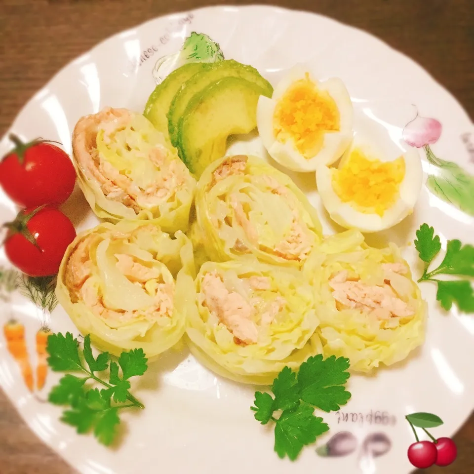 Snapdishの料理写真:ちたこさんの♡サーモンチーズのロールキャベツ❤️|さくらんぼさん