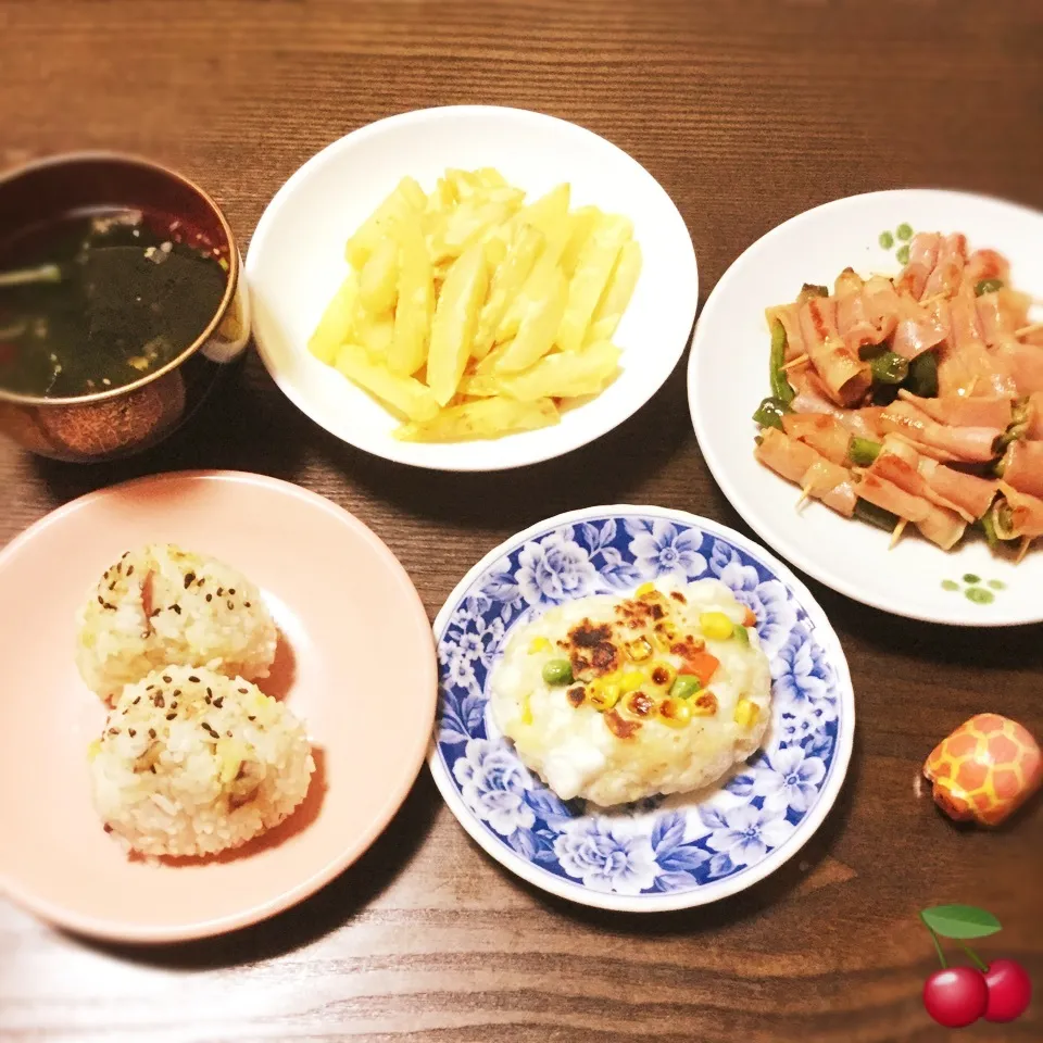 晩ご飯🍒（アンナさん尽くし♡）|さくらんぼさん