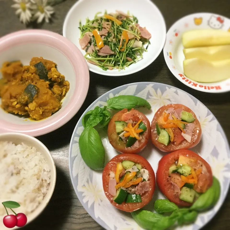 Snapdishの料理写真:晩ご飯🍒|さくらんぼさん