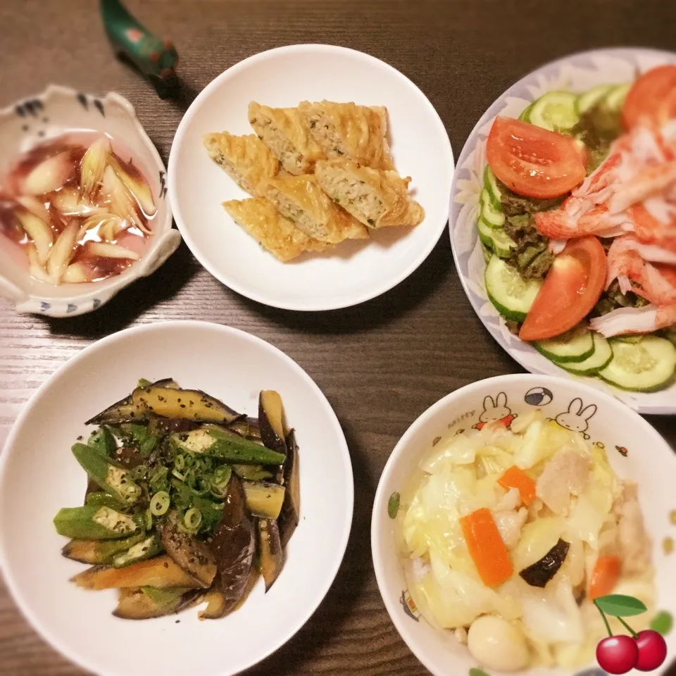 Snapdishの料理写真:晩ご飯🍒|さくらんぼさん