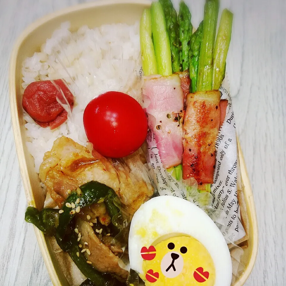 Snapdishの料理写真:7月31日のわっぱ弁当|さらだきの子さん