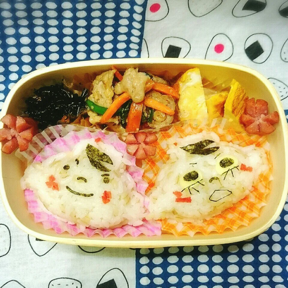 Snapdishの料理写真:10月12日のわっぱ弁当|さらだきの子さん