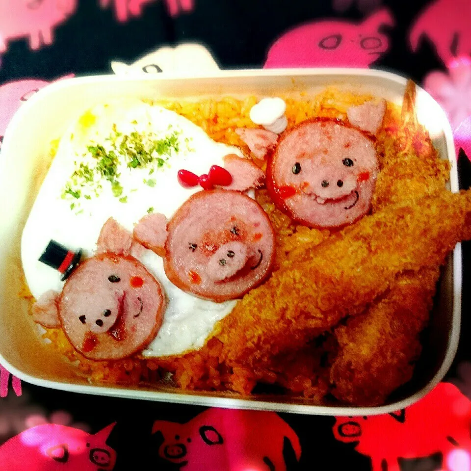 Snapdishの料理写真:7月4日のお弁当|さらだきの子さん