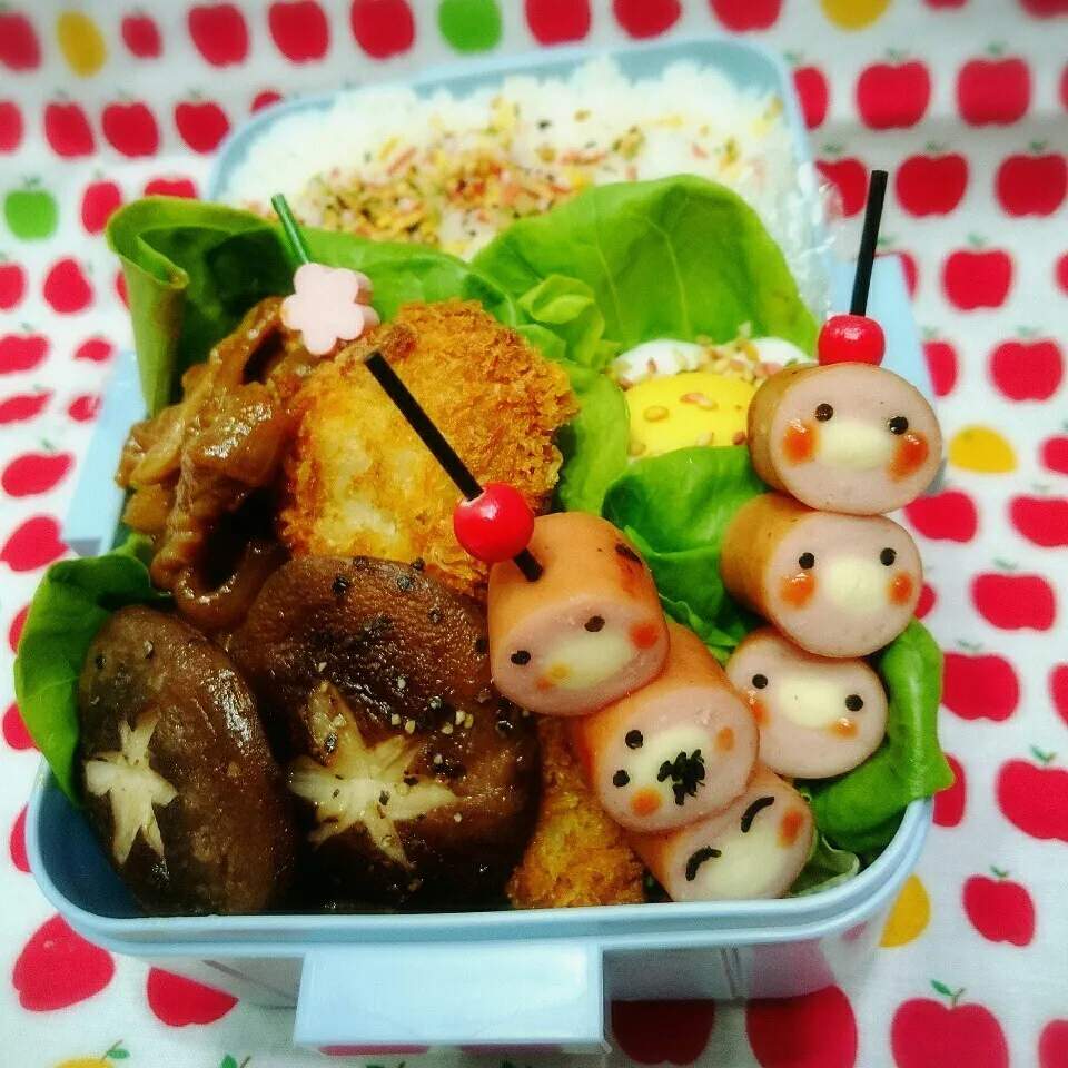 Snapdishの料理写真:焼き肉弁当|さらだきの子さん