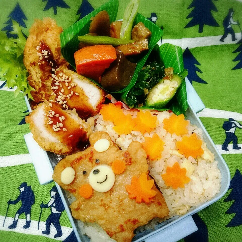 鶏つくねの照り焼き弁当|さらだきの子さん