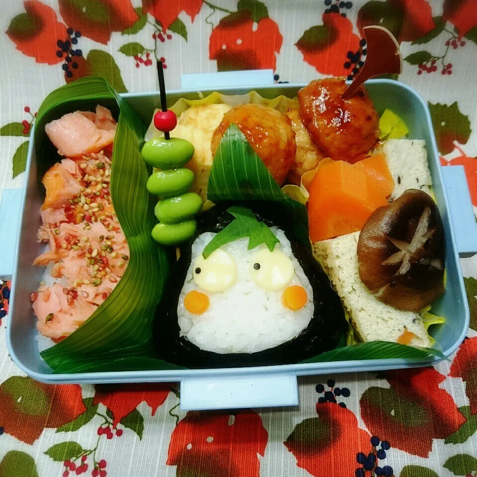 がんもどき煮物＆小トトロおにぎり弁当|さらだきの子さん