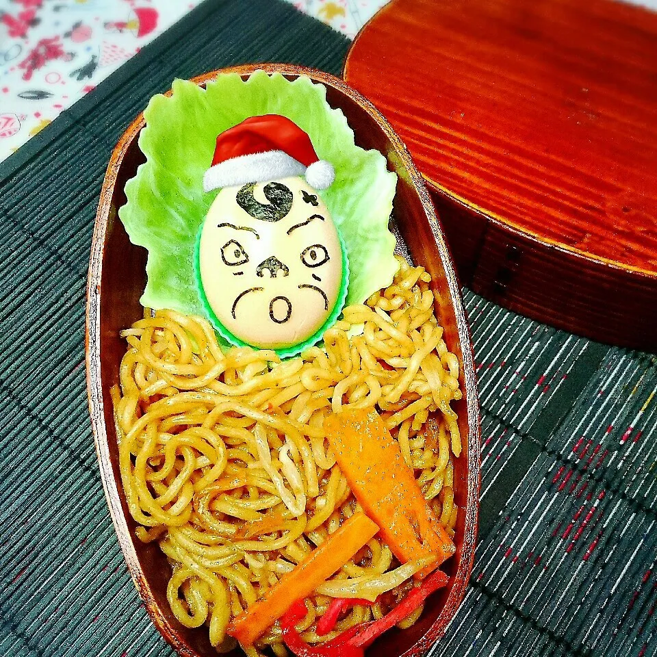 いもむしおっさん焼きそばクリスマス編|さらだきの子さん