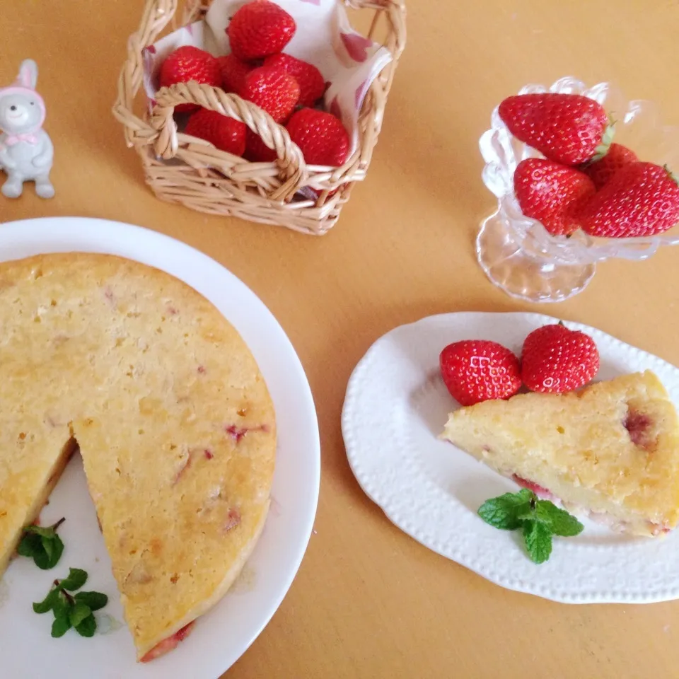 🍓春の門出のお祝いに♡苺ベイクドチーズケーキ🍓|yuiママさん