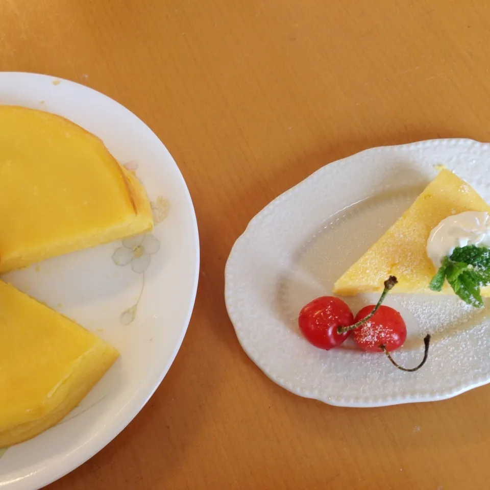 🧀日曜日のおやつに♡ベイクドチーズケーキ🧀|yuiママさん