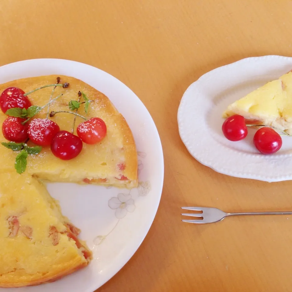 ㊗️あやちゃんママ1900🍒さくらんぼチーズケーキ🍒|yuiママさん