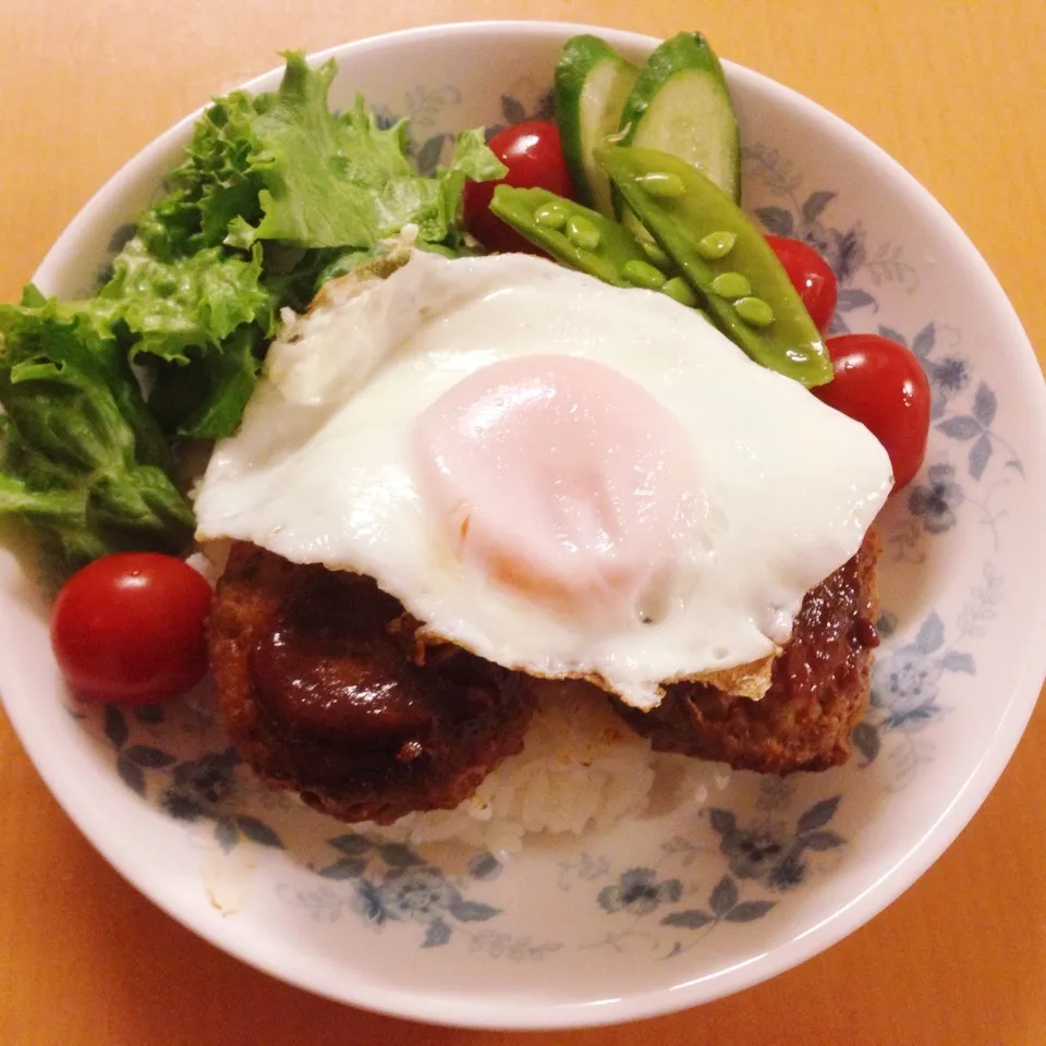 Snapdishの料理写真:💗ロコモコ丼💗|yuiママさん