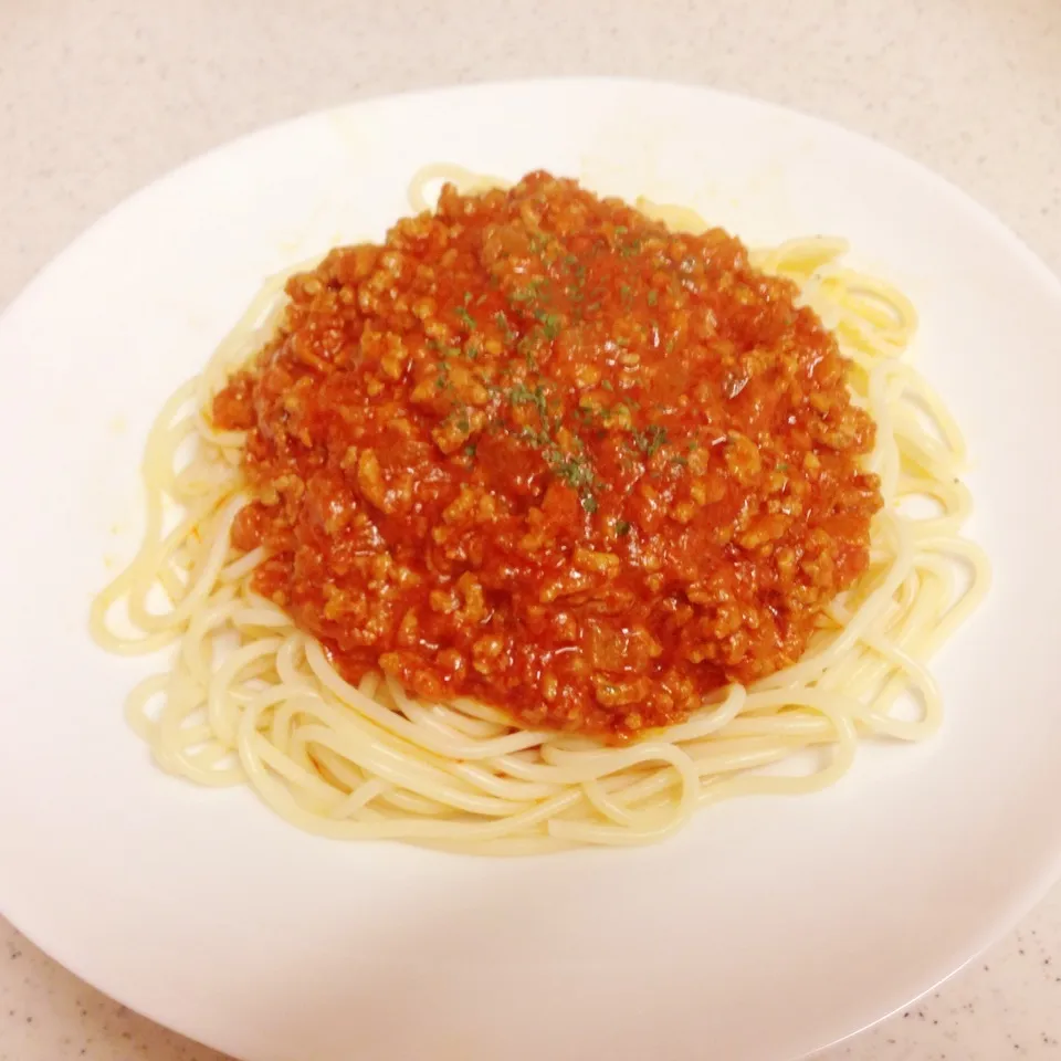 ミートソースパスタ🍝|yuiママさん