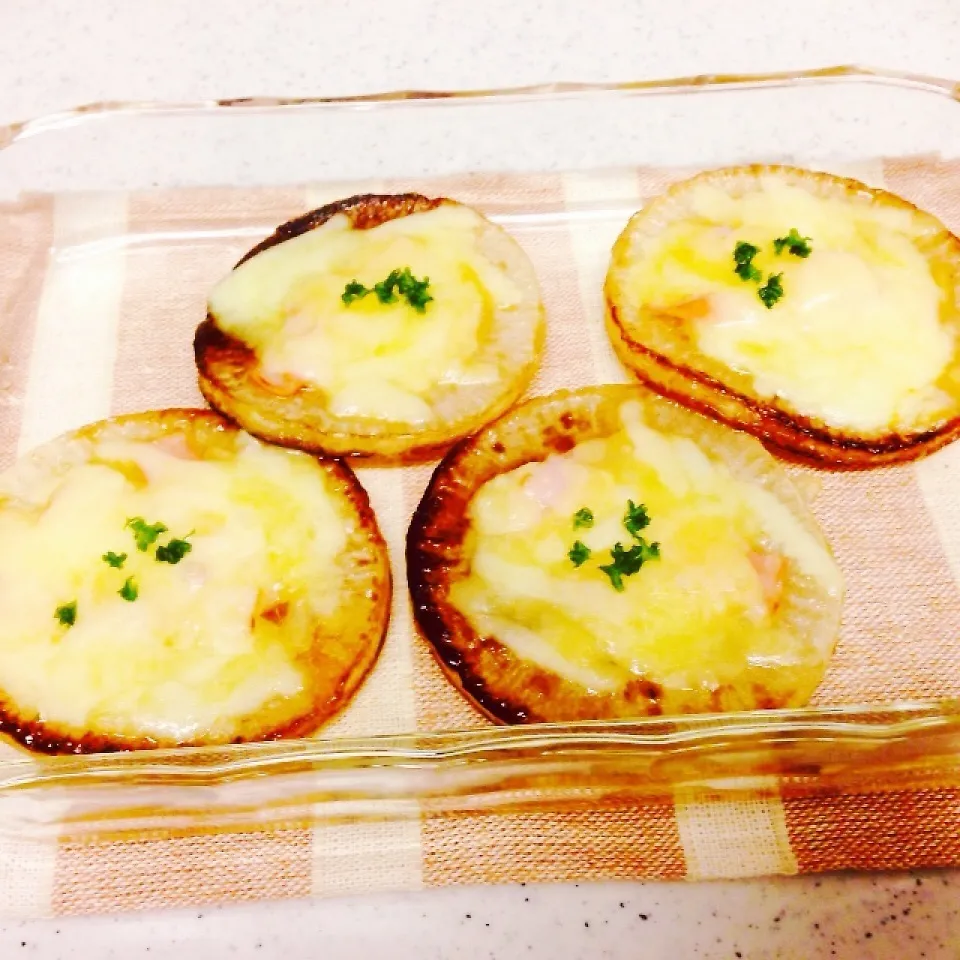 大根ソテーのチーズ焼き〜ななちさんのマネっこ♡|yuiママさん