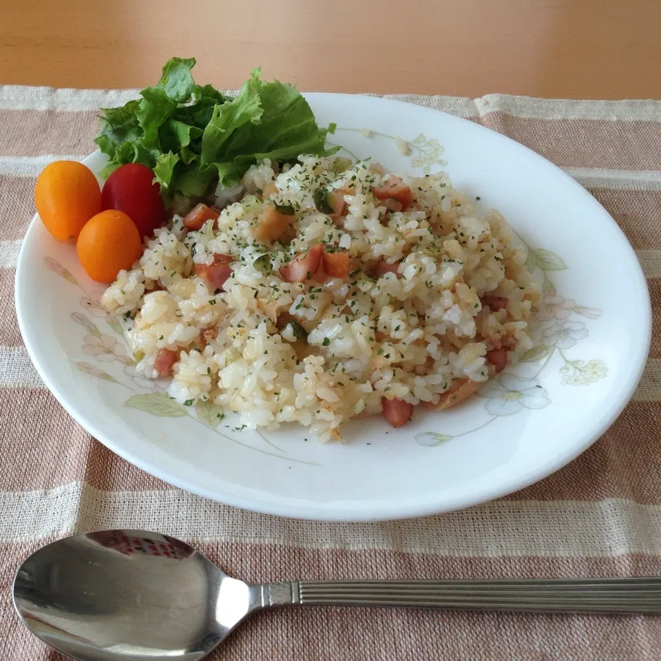 漬け物チャーハン♡パリパリ食感♪|yuiママさん