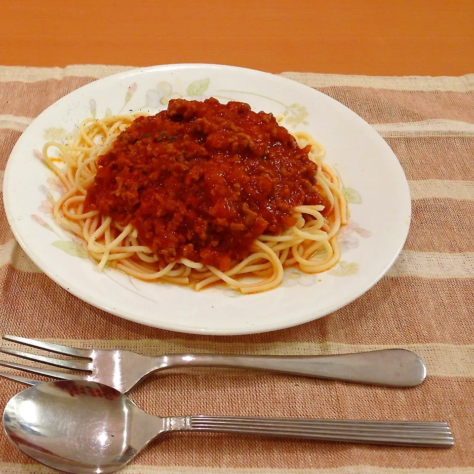 ミートソースパスタ♡|yuiママさん