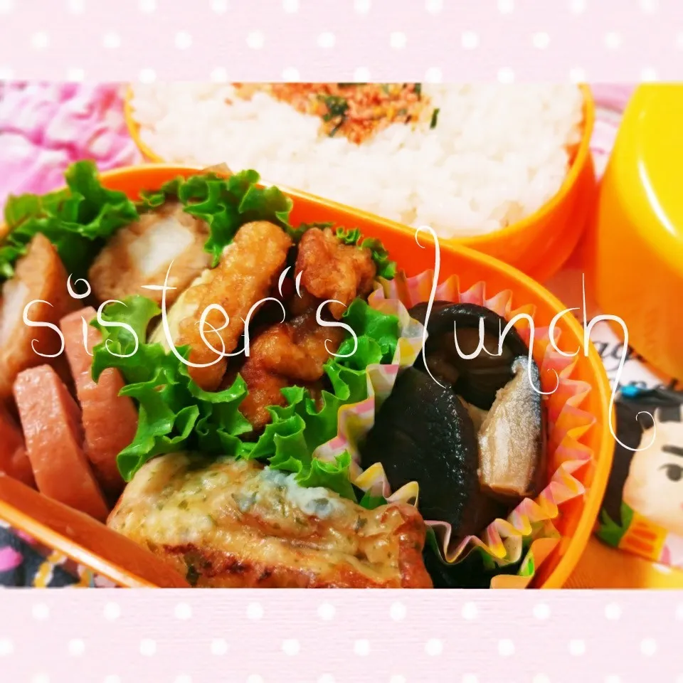 Snapdishの料理写真:18.05.01の妹ちゃんへのお弁当🍱|💗やよ💗さん