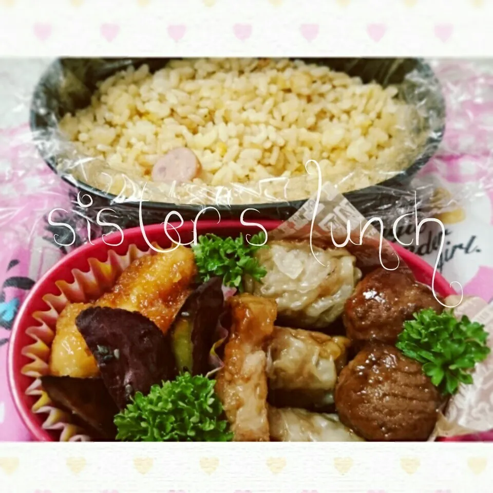 Snapdishの料理写真:16.07.29の妹ちゃんへのお弁当🍱|💗やよ💗さん