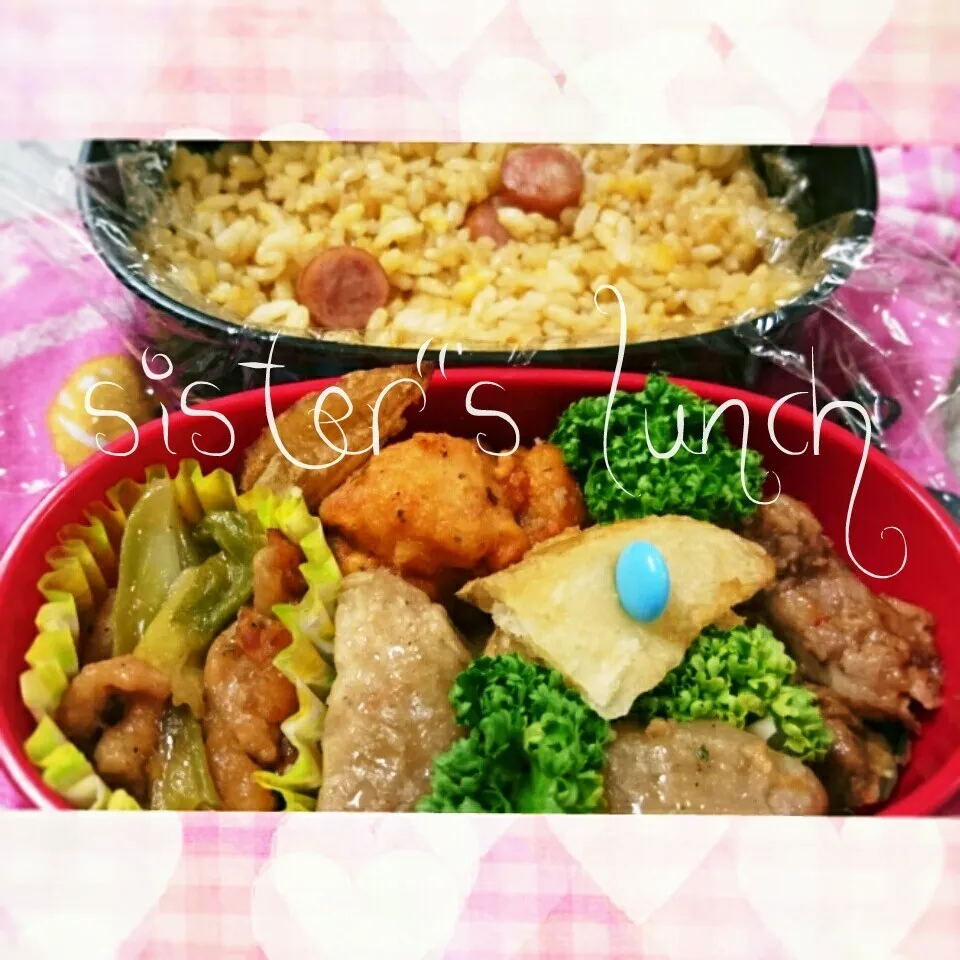 16.04.14の妹ちゃんへのお弁当🍱|💗やよ💗さん