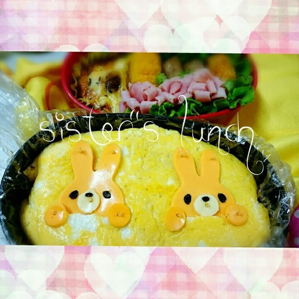 Snapdishの料理写真:16.03.27の妹ちゃんへのお弁当🍱|💗やよ💗さん