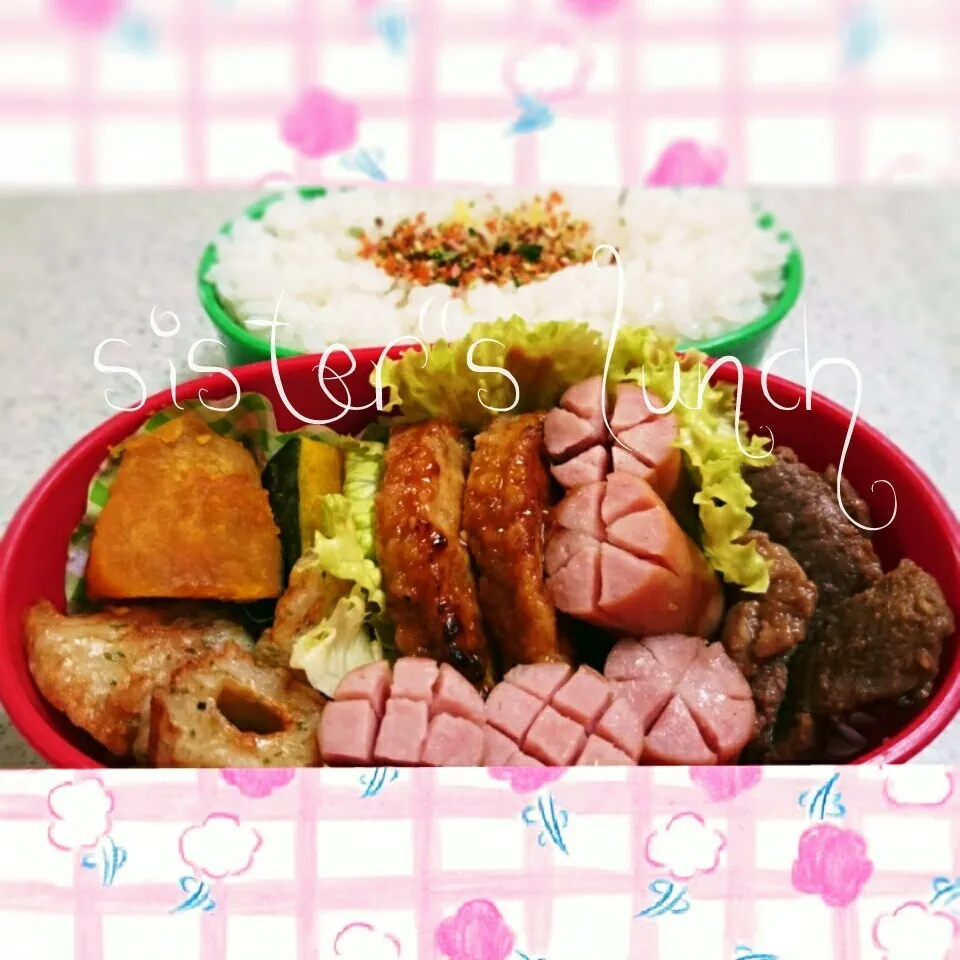 16.02.12の妹ちゃんへのお弁当🍱|💗やよ💗さん