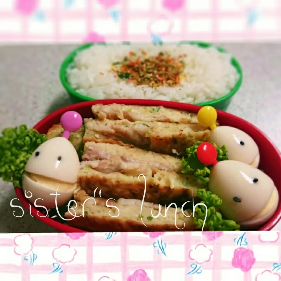 Snapdishの料理写真:15.10.06の妹ちゃんへのお弁当🍱|💗やよ💗さん