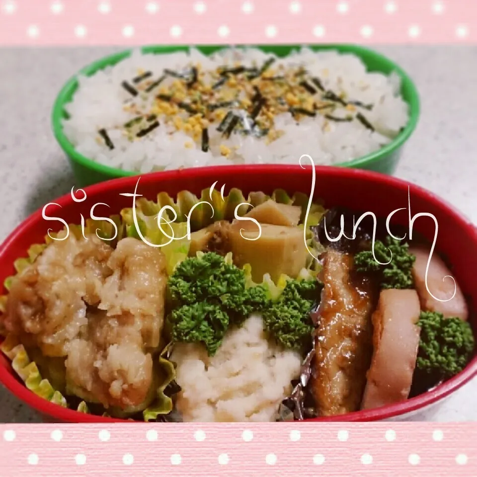 15.04.17の妹ちゃんへのお弁当🍱|💗やよ💗さん