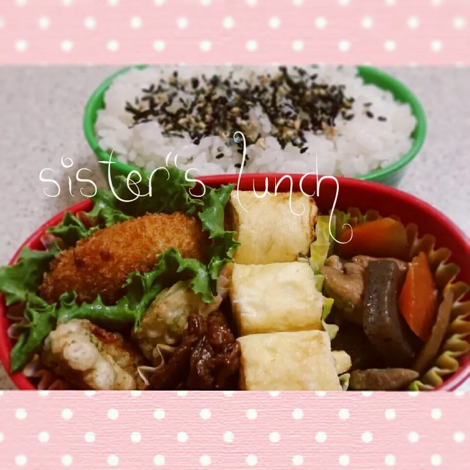 15.04.10の妹ちゃんへのお弁当🍱|💗やよ💗さん