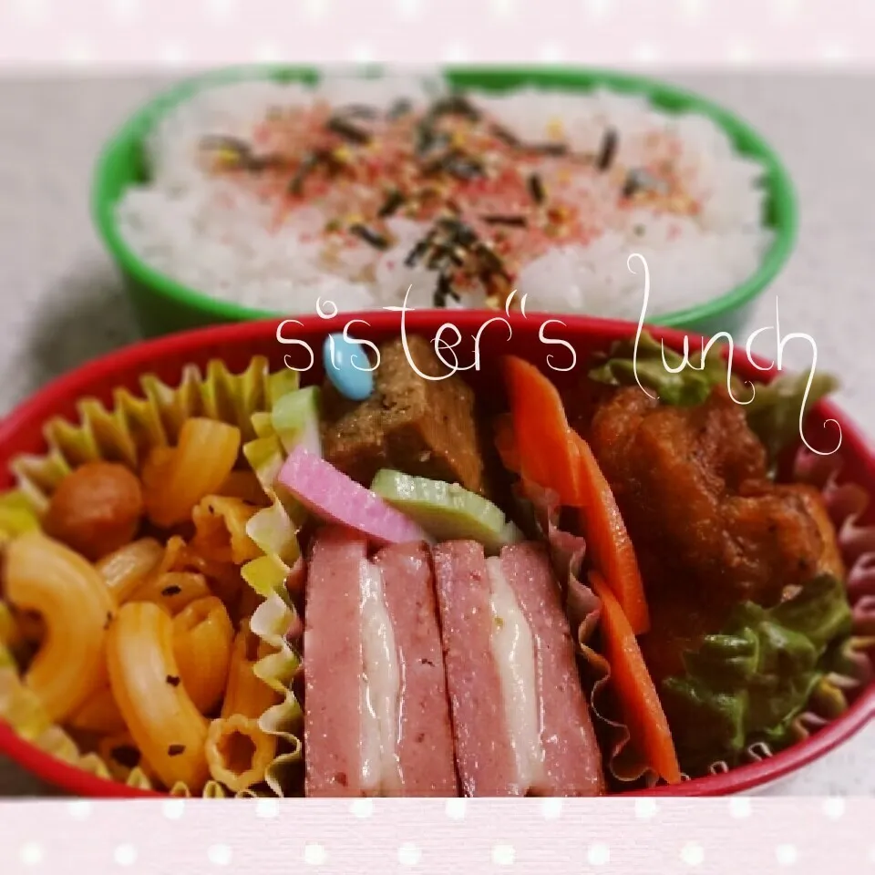 15.03.16の妹ちゃんへのお弁当🍱|💗やよ💗さん