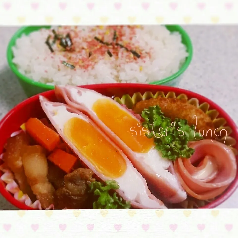 15.01.14の妹ちゃんへのお弁当🍱|💗やよ💗さん