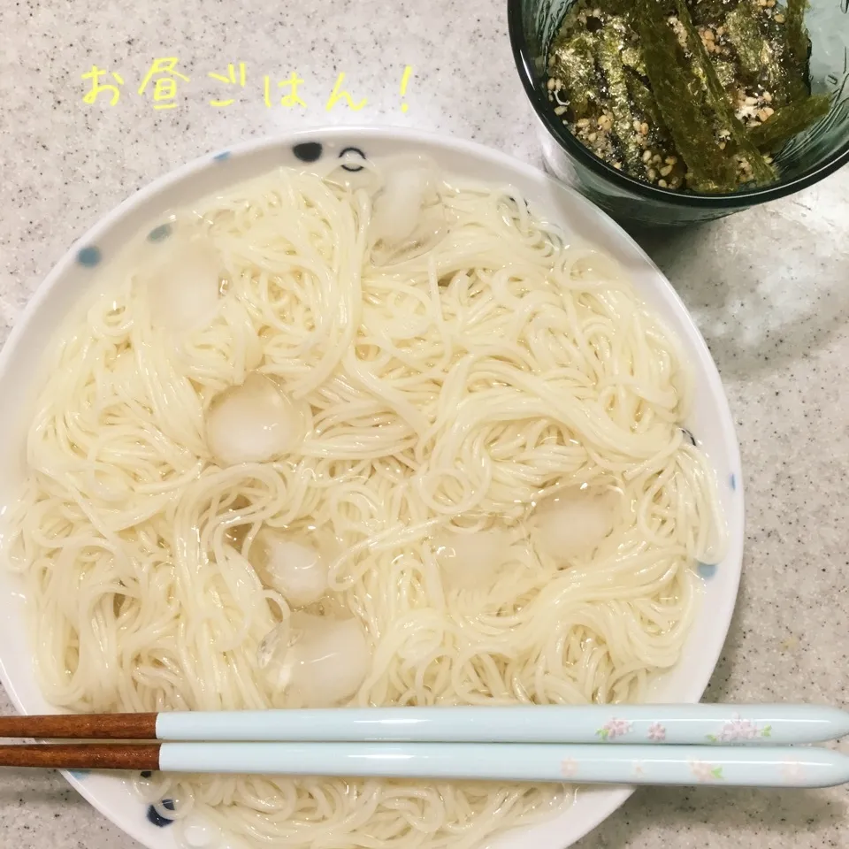 今年初の素麺|よっぴぃさん