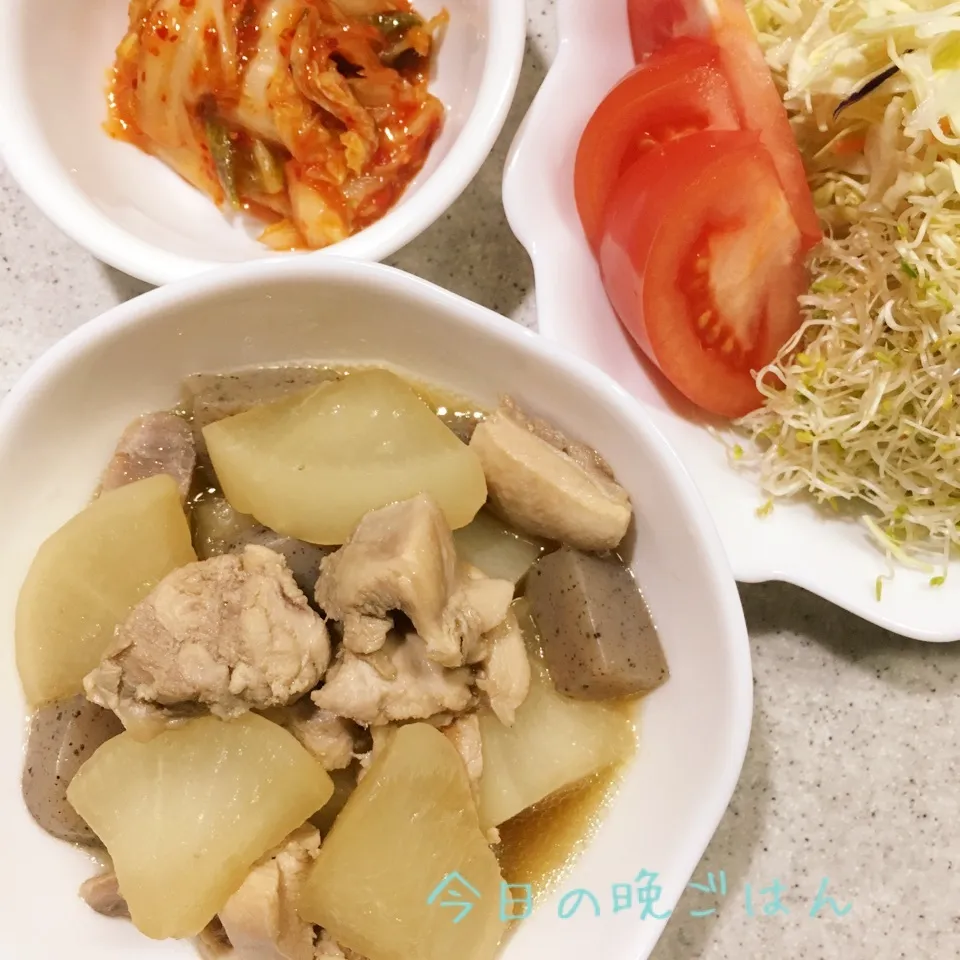 大根と鶏肉の煮物|よっぴぃさん