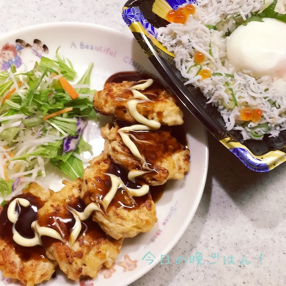 もやしつくね しらす丼|よっぴぃさん