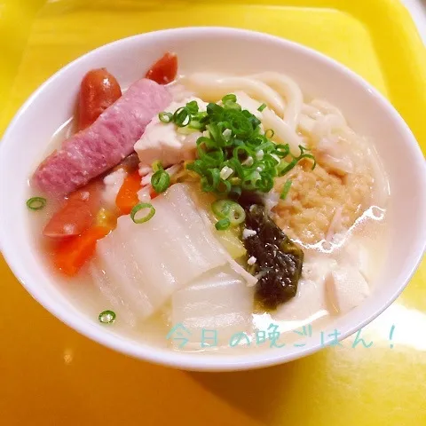 鍋の残りでうどん|よっぴぃさん