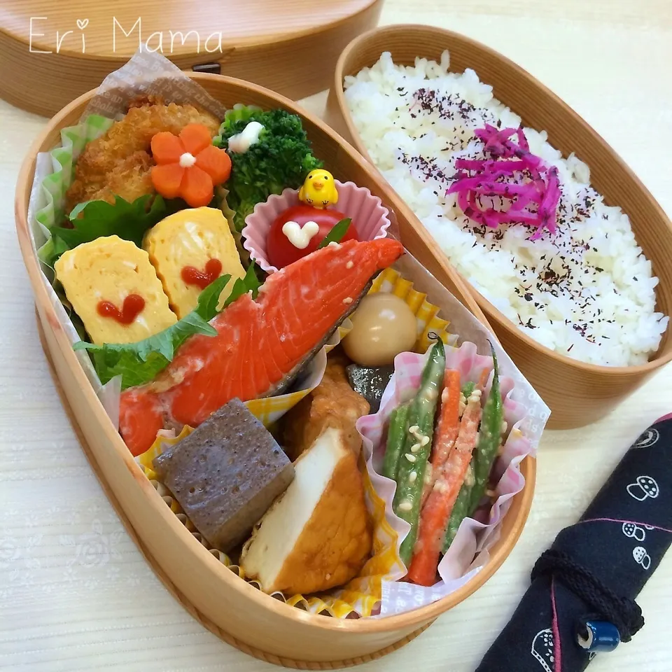 Snapdishの料理写真:主人の夜勤弁当♡|★えっちゃん★さん