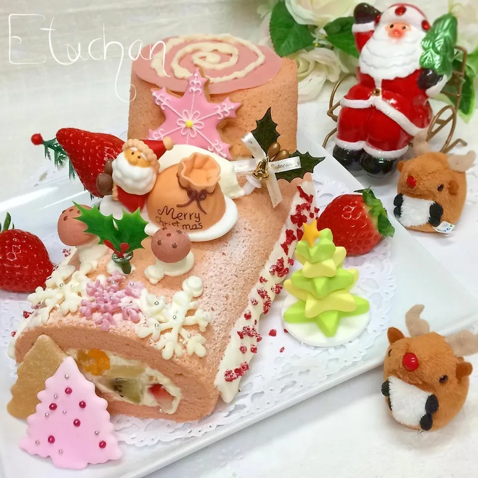 ブッシュドノエル♡Xmasケーキ！(*^^*)|★えっちゃん★さん