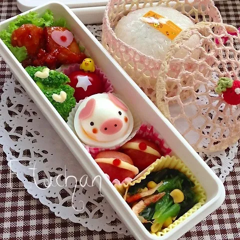 娘のお弁当♡おにぎり〜。(*^^*)|★えっちゃん★さん