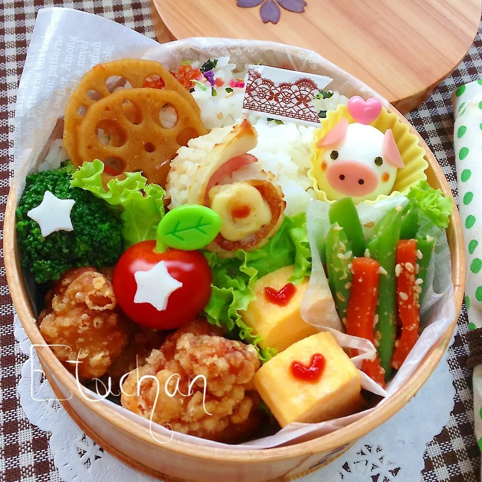 次女の夜勤弁当♡(*^^*)|★えっちゃん★さん