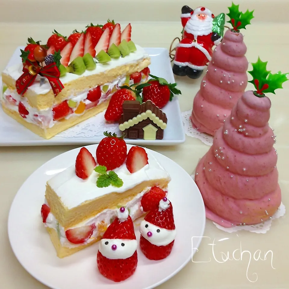 Xmasケーキ♡フルーツケーキ。(*^^*)|★えっちゃん★さん