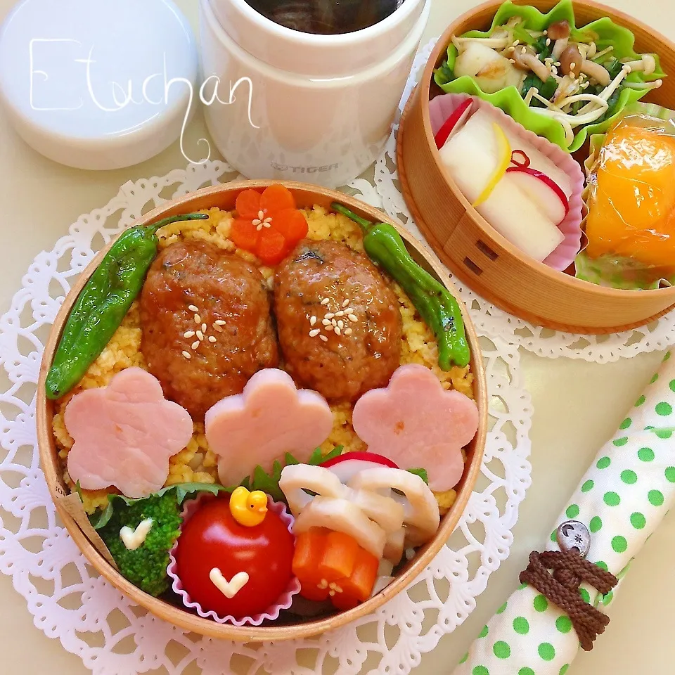 主人の夜勤弁当♡卵そぼろ・ゆず大根のお漬物〜。(*^^*)|★えっちゃん★さん