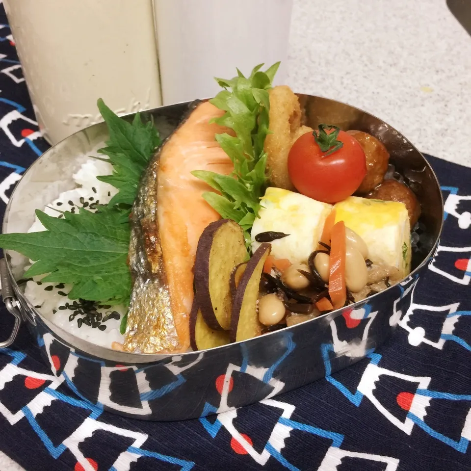 Snapdishの料理写真:高校生弁当0208|らんまるさん