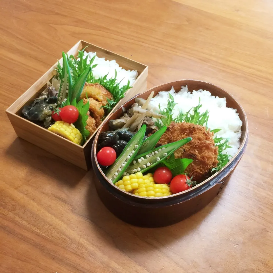 Snapdishの料理写真:高校生弁当0719|らんまるさん