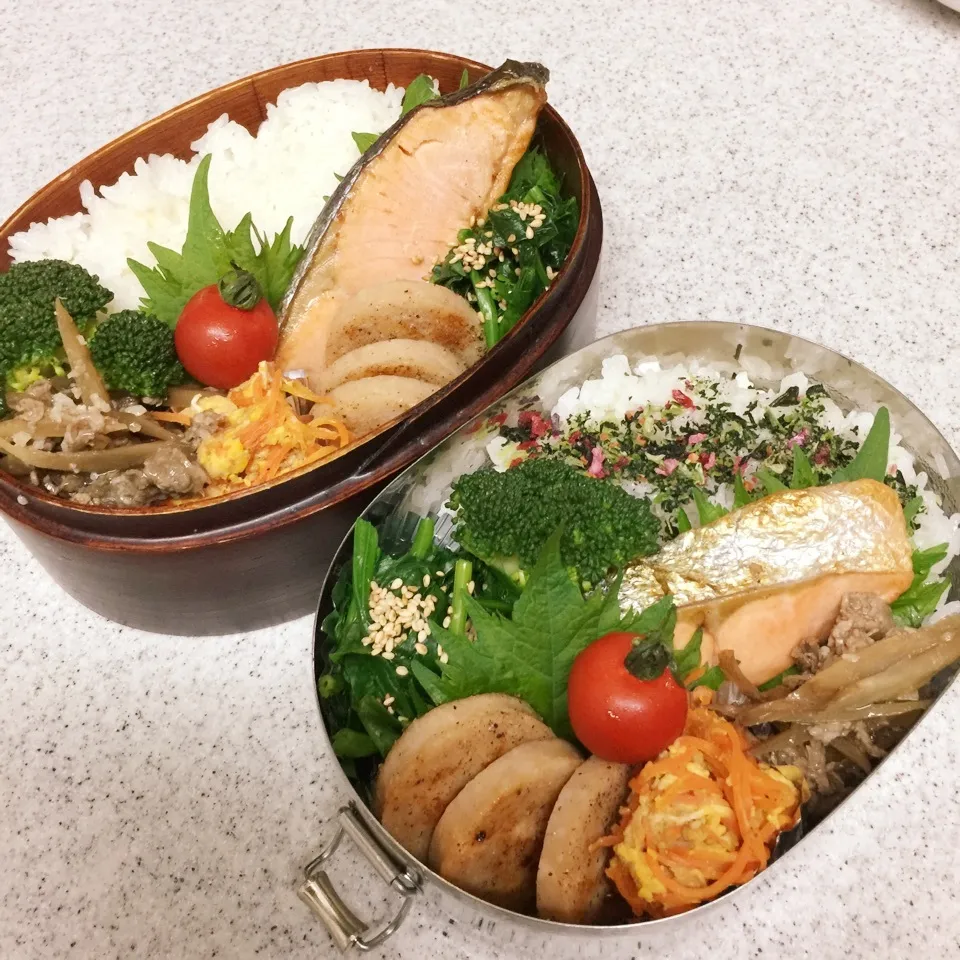 Snapdishの料理写真:中高生弁当0209|らんまるさん