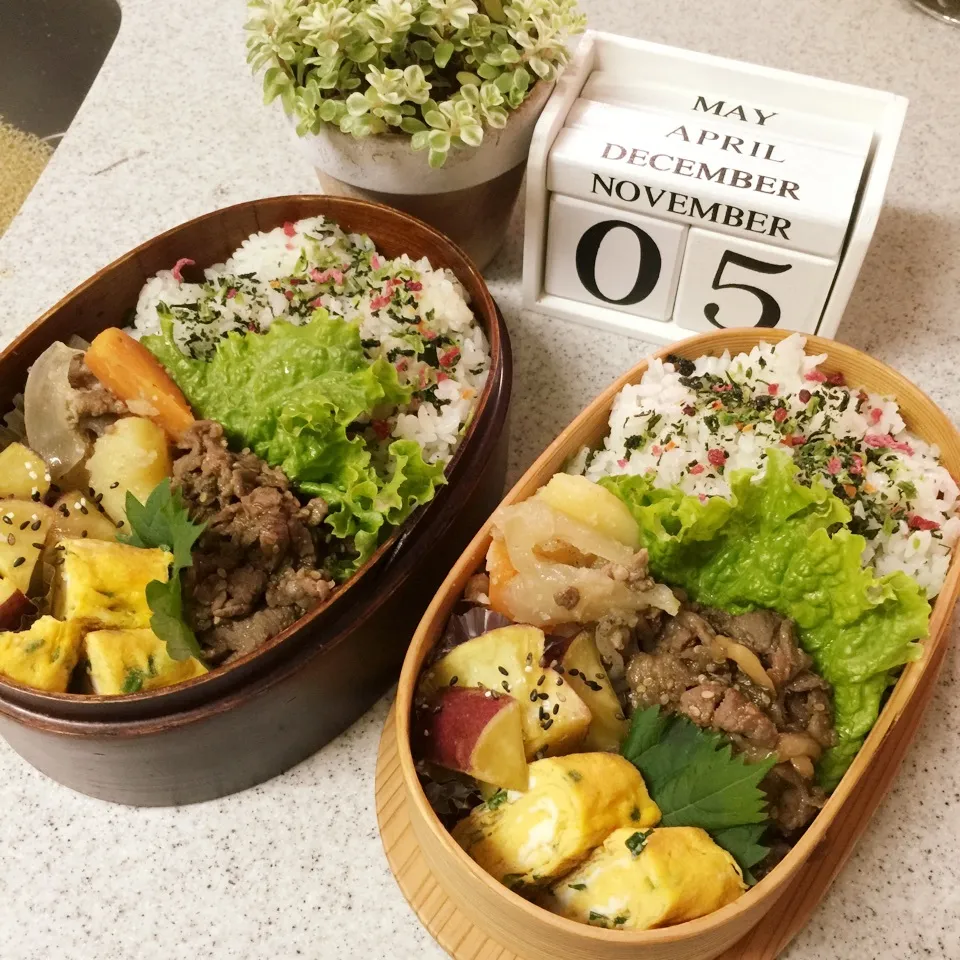 Snapdishの料理写真:中高生弁当1105|らんまるさん