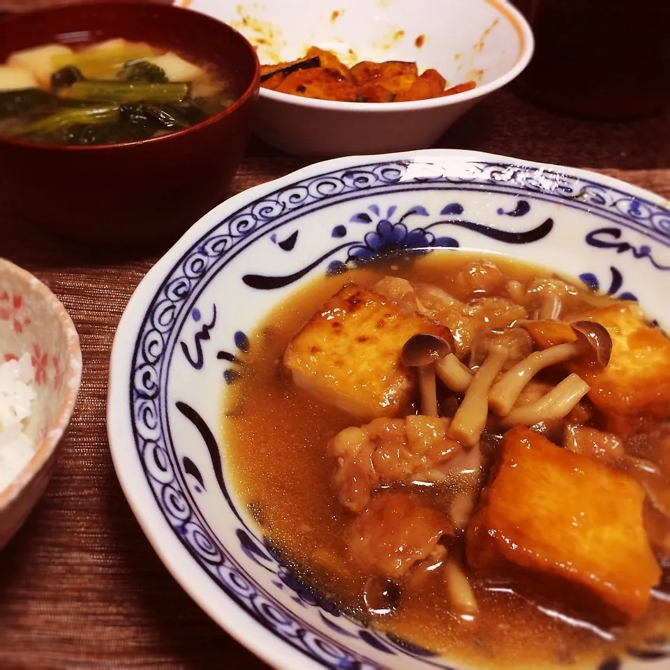 鶏肉と厚揚げの和風とろとろ煮♪|ゆきさん