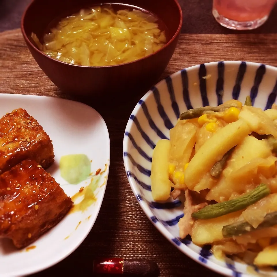 味噌バターコーン肉じゃが♪|ゆきさん