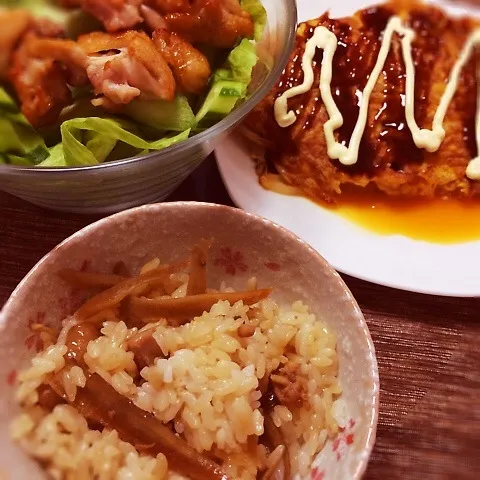 マネっこ♡鶏ごぼうの混ぜご飯♪|ゆきさん