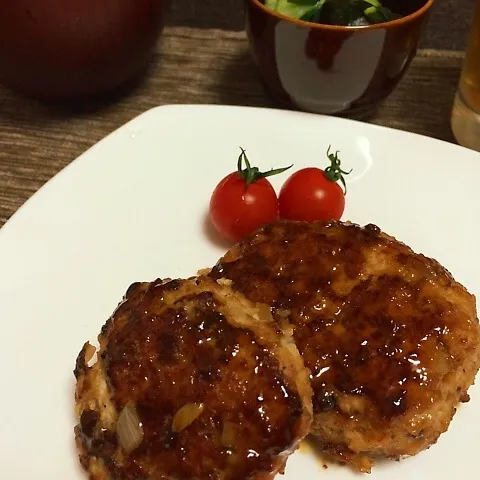 マネっこ♡照り焼きソースの豆腐ハンバーグ♪|ゆきさん