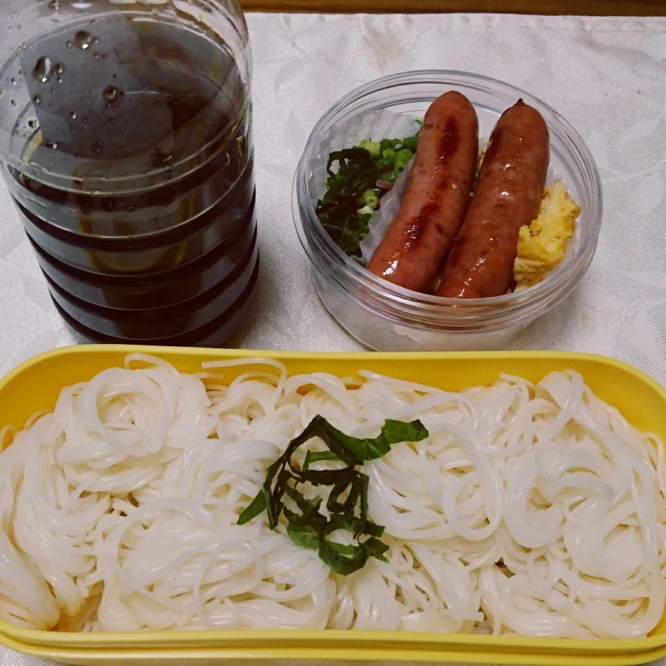 7/5の夜勤弁当 そうめん弁当|卯月さん